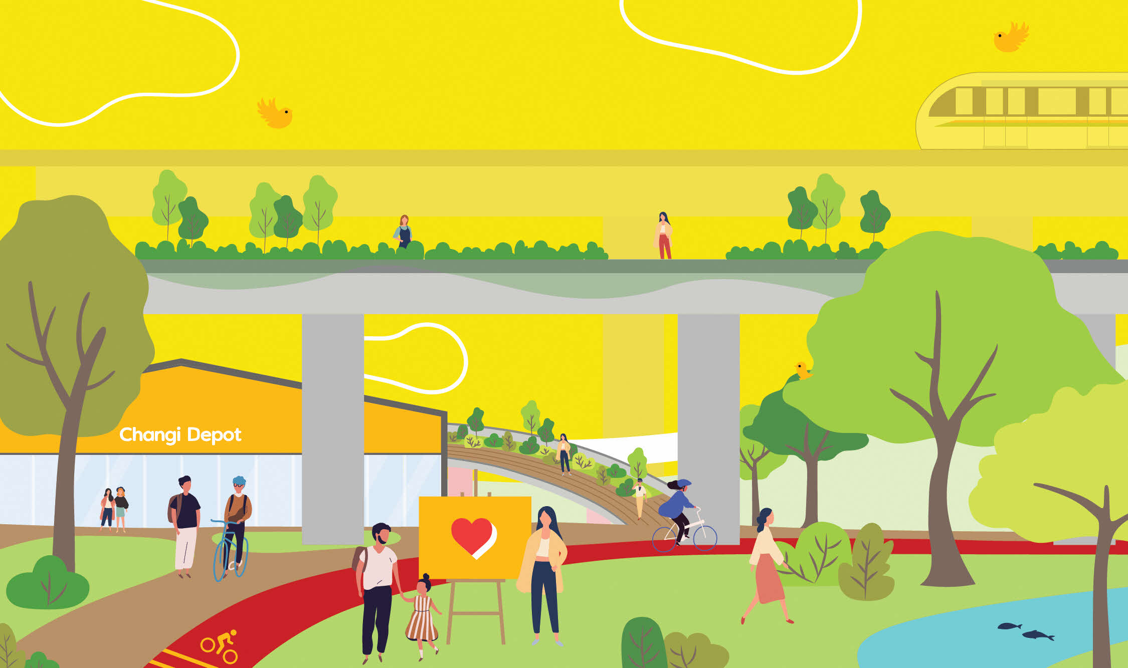 Transforming the Tanah Merah MRT Viaduct