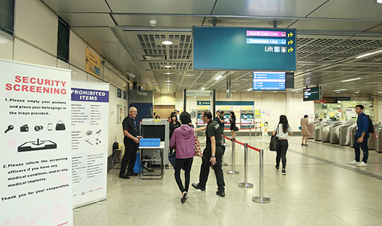Lift access at most MRT stations