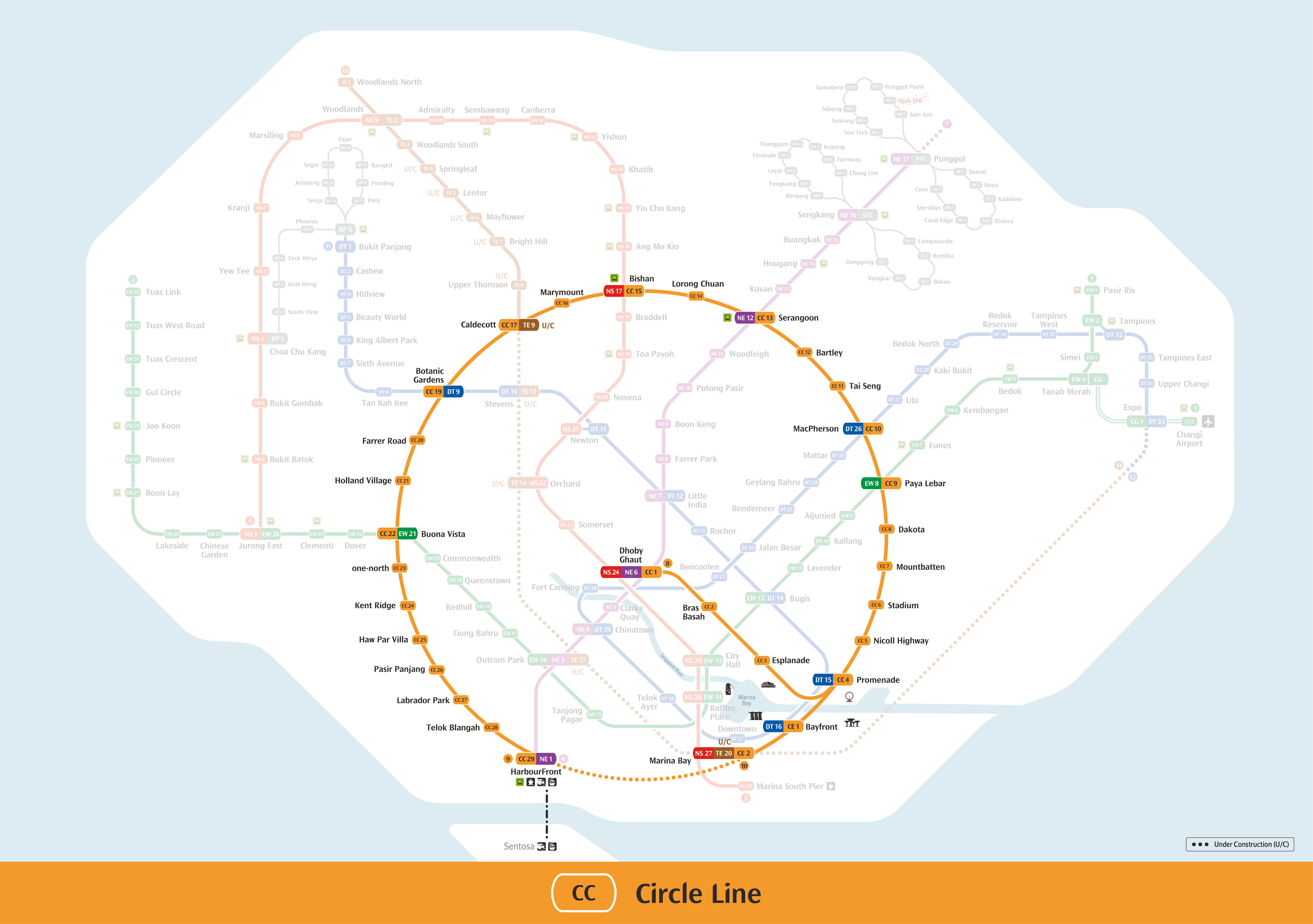 LTA Getting Around Public Transport Rail Network Circle Line