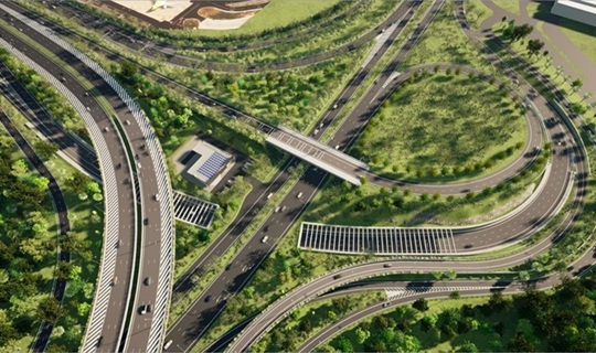 Image of an expressway featuring Changi Southern Corridor