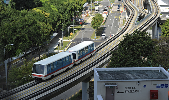This is an image of Bukit Panjang LRT