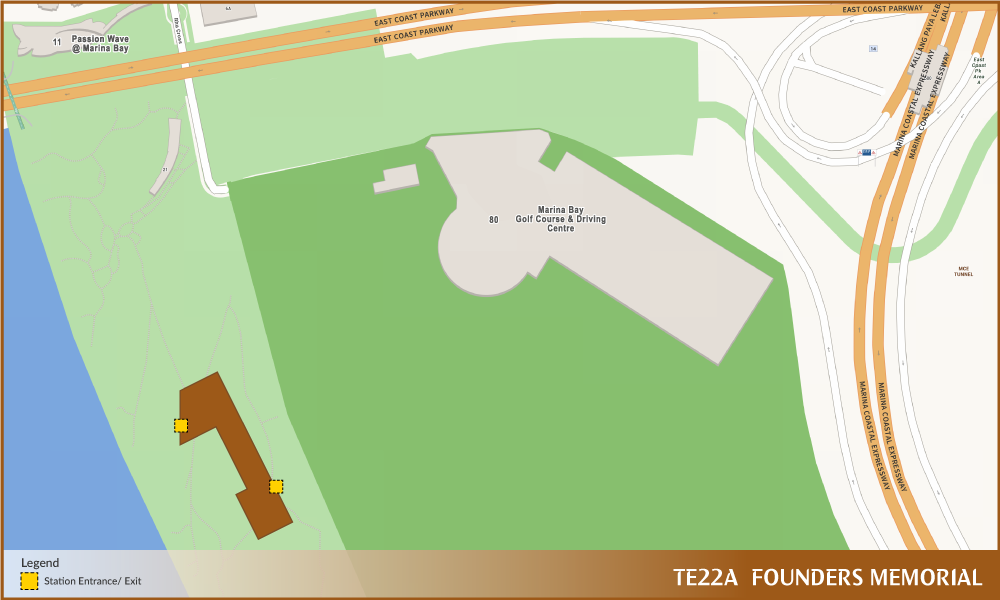 Footprint of Founders' Memorial