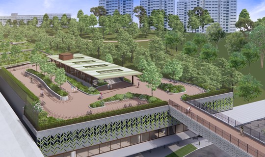 Image of artist impression of CRL at AMK