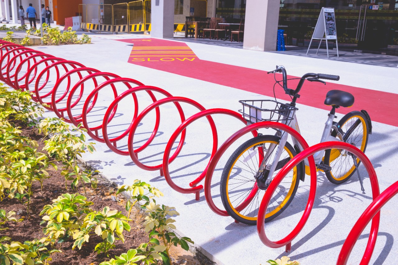 More bicycle parking spaces in Bencoolen