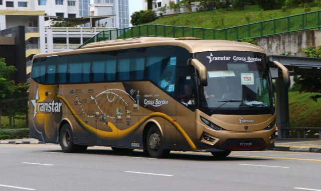 Cross border bus image