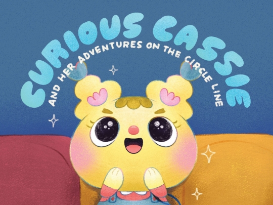 Image of book cover of "Curious Cassie and Her Adventures on the Circle Line"