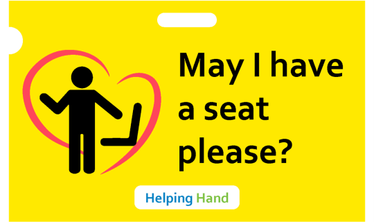 "May I have a seat please" card