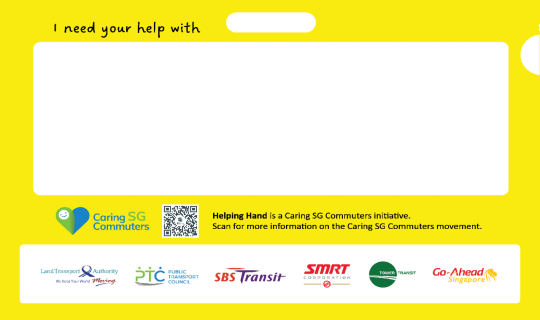 Universal Helping Hand card