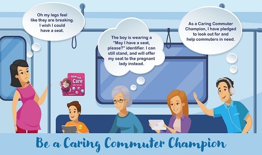 Caring Commuter Champion Poster Caring Commuter Champion Poster