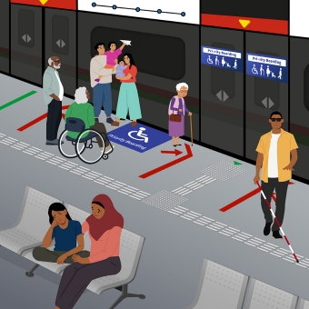 Priority Boarding at MRT stations