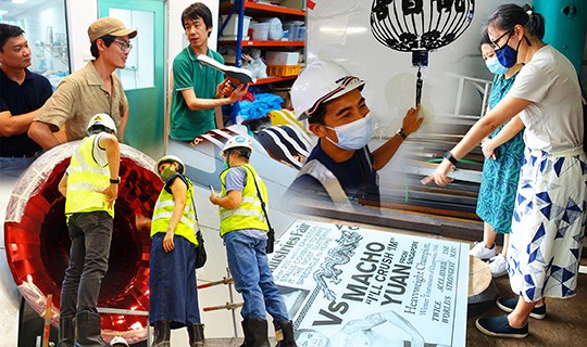 Image artists working with architects, contractors and project teams in the creation of their artwork