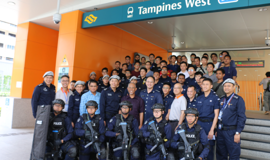 Exercise Quicksand at Tampines West MRT
