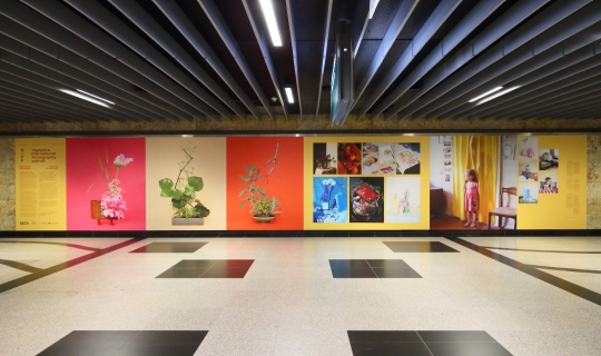 Transformation of station into art galleries by DECK