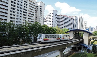 LRT in Bukit Panjang