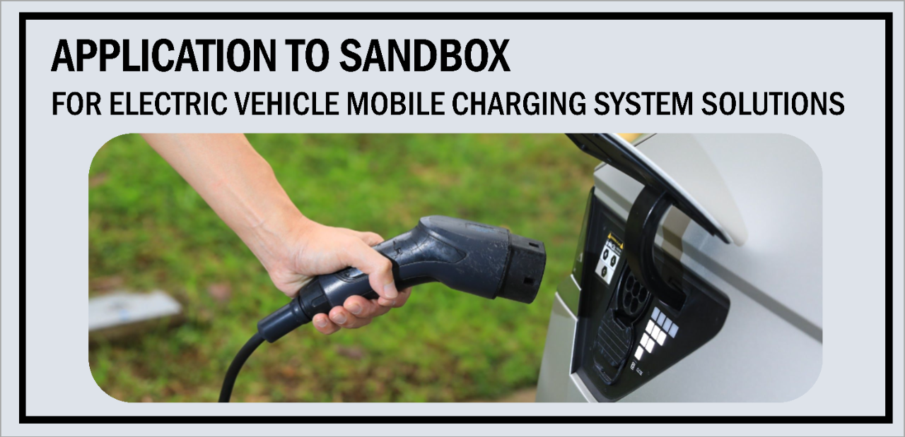 This is a banner image for the application to sandbox for Electric Vehicle Mobile Charging System (MCS) Solutions