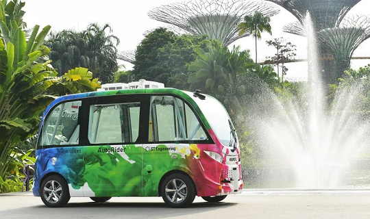 This is an image of AV Shuttle at Gardens by the Bay