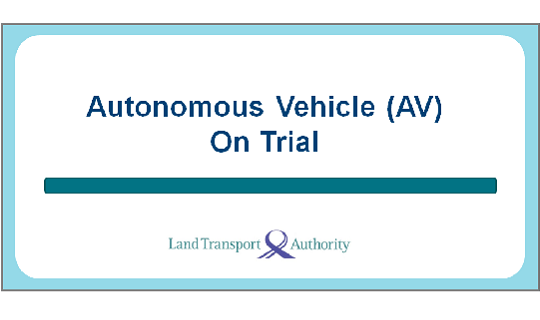 This is an image of 'AV on trial' sticker