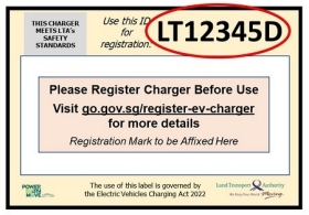 EV Charger Approval Label