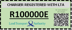 EV Charger Registration Mark