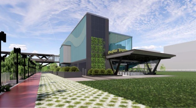 Artist Impression of DE1 Station