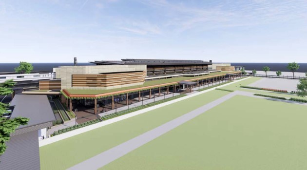 Artists Impression of NS6/DE2 Interchange Station