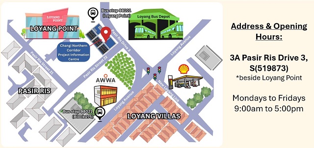 Location plan for Project Information Centre