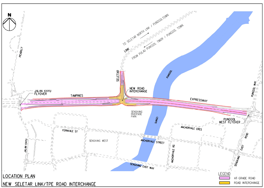 Location plan of Seletar Link