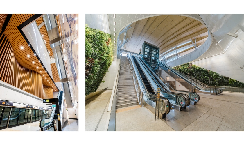 Image of Gardens by the Bay station interior