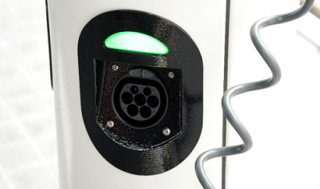 Image showing the charging point of EV