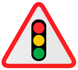 Image of traffic light sign