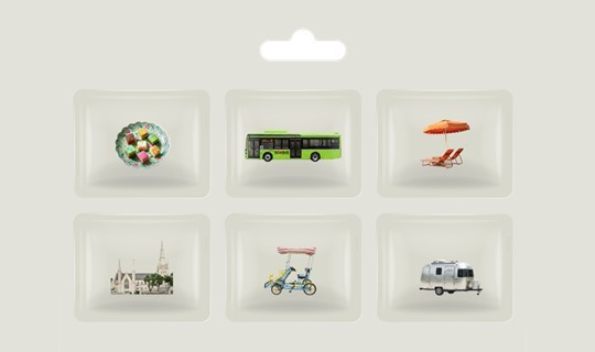 Image of transport mode and food