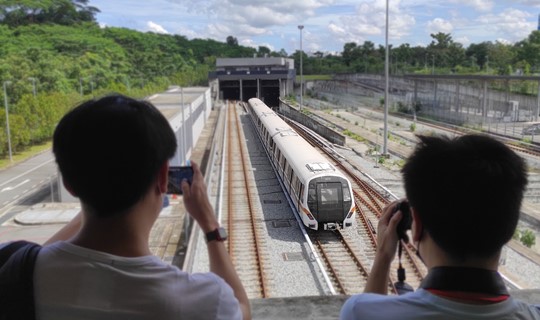 Image of train at depot