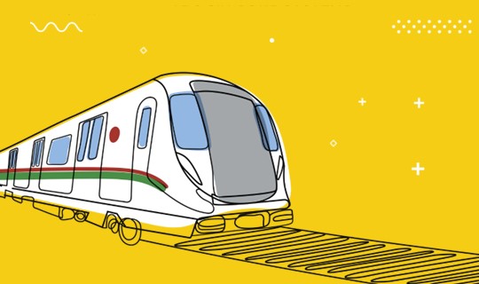 Image of NSEWL train on track