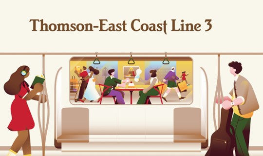 Image of commuters in TEL train