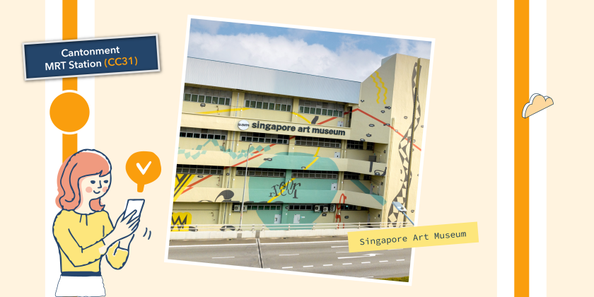 Image of Singapore Art Museum near Cantonment MRT station