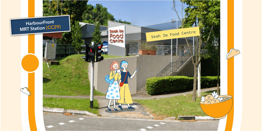 Image of Seah Im Food Centre near HarbourFront MRT station
