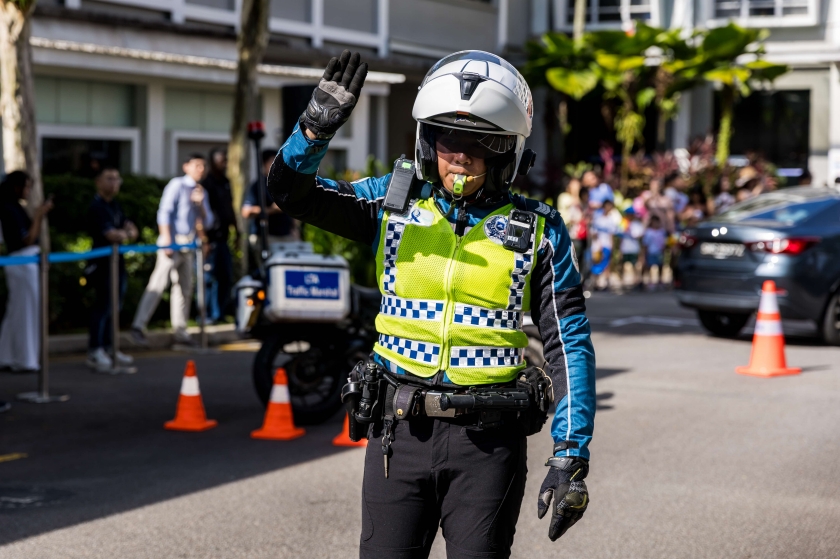 Photo: Featuring our LTA Traffic Marshal on the roads