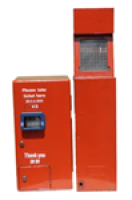 Image of Automated Ticket Dispenser and Coin Collection Box