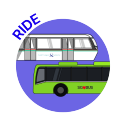 Icons for riding public transport