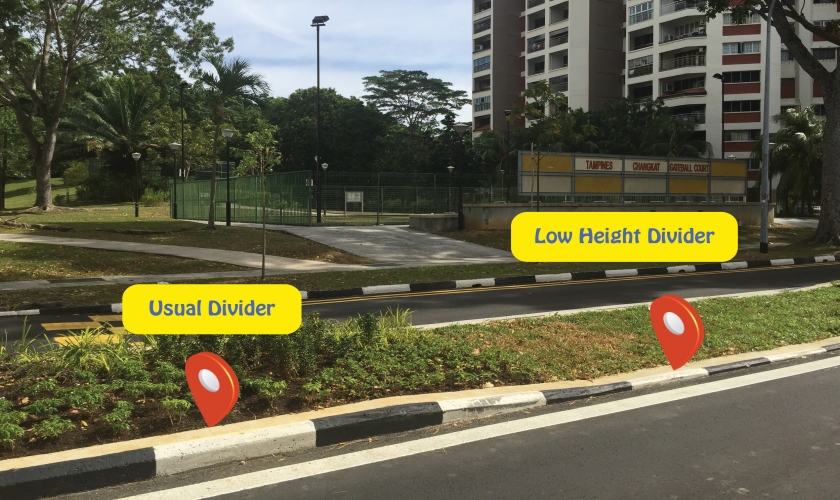 Image of low height divider