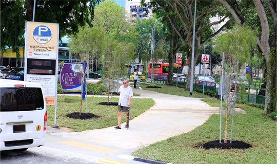Image of Whampoa Drive reworked as a placemaking area for the community